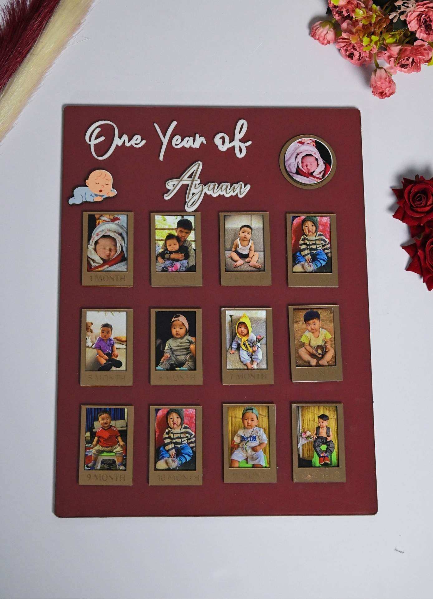 Baby Photo Board-Rectangular Shape - Image 2
